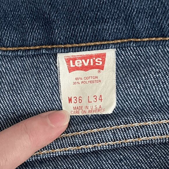 Rare 90s Orange Tab Levi's Bootcut Jeans Size W36 L34 - Picture 12 of 14